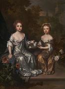Willem Wissing Portrait of Henrietta and Mary Hyde oil painting reproduction